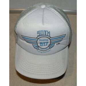 Moja Boeing B-17 Flying Fortress Snap Back Hat 50th Anniv. 1935-1985 One Size